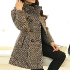 Casaco Feminino Elegante Marrom 01