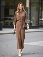 Conjunto Feminino Marrom 01