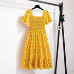 Vestido Midi Floral Amarelo 04