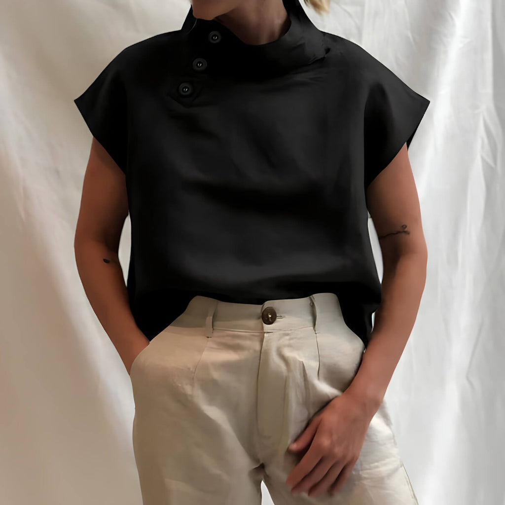 Blusa de Casimira Preto 5