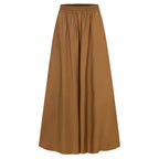 Calça Wide Leg Marrom 6