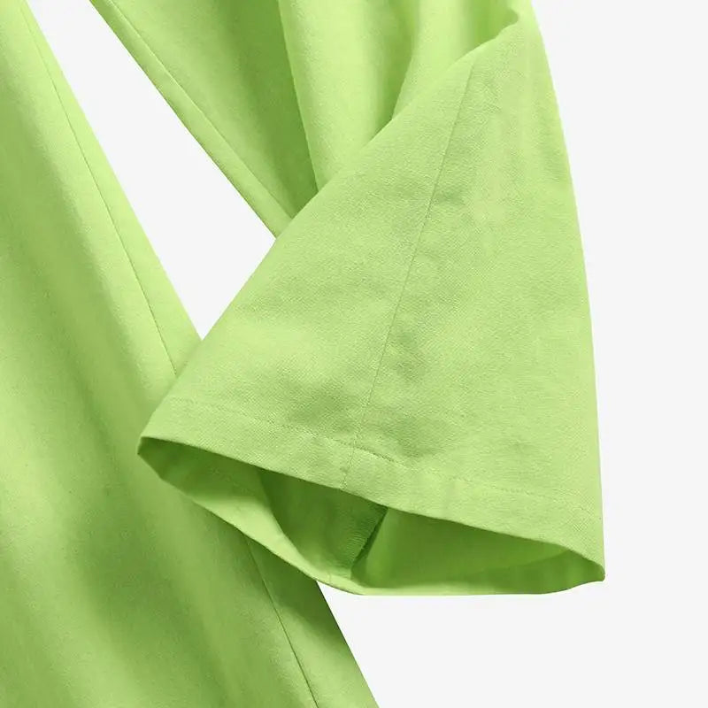 Conjunto Feminino Casual Verde 13