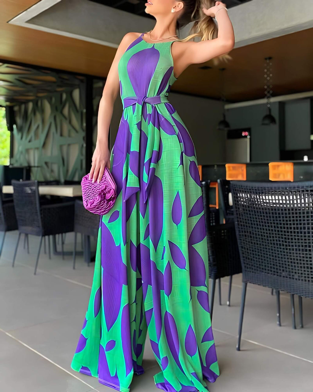 Macacão Flare Feuille