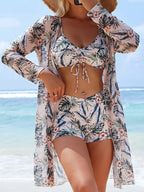 Conjunto Biquíni e Saída de Praia Rosa Claro 06