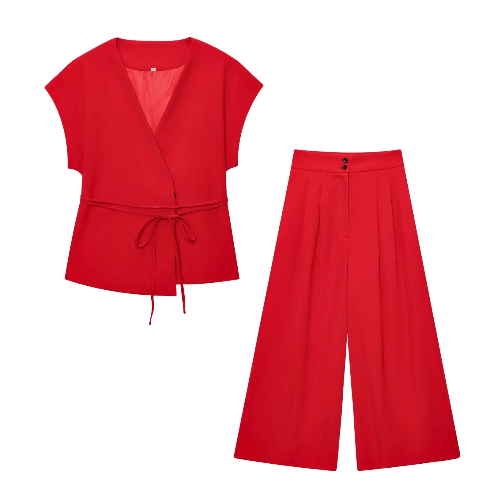 Conjunto Feminino Vermelho 06
