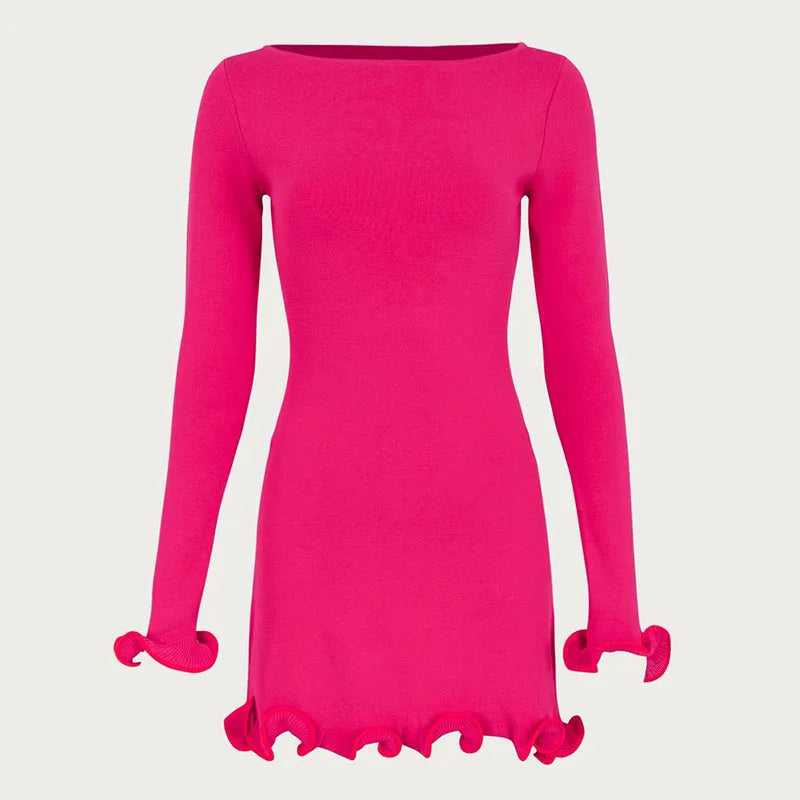 Vestido Curto Rosa Pink 7