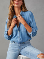 Camisa Denim Azul 05