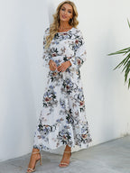 Vestido Mídi Feminino Floreado