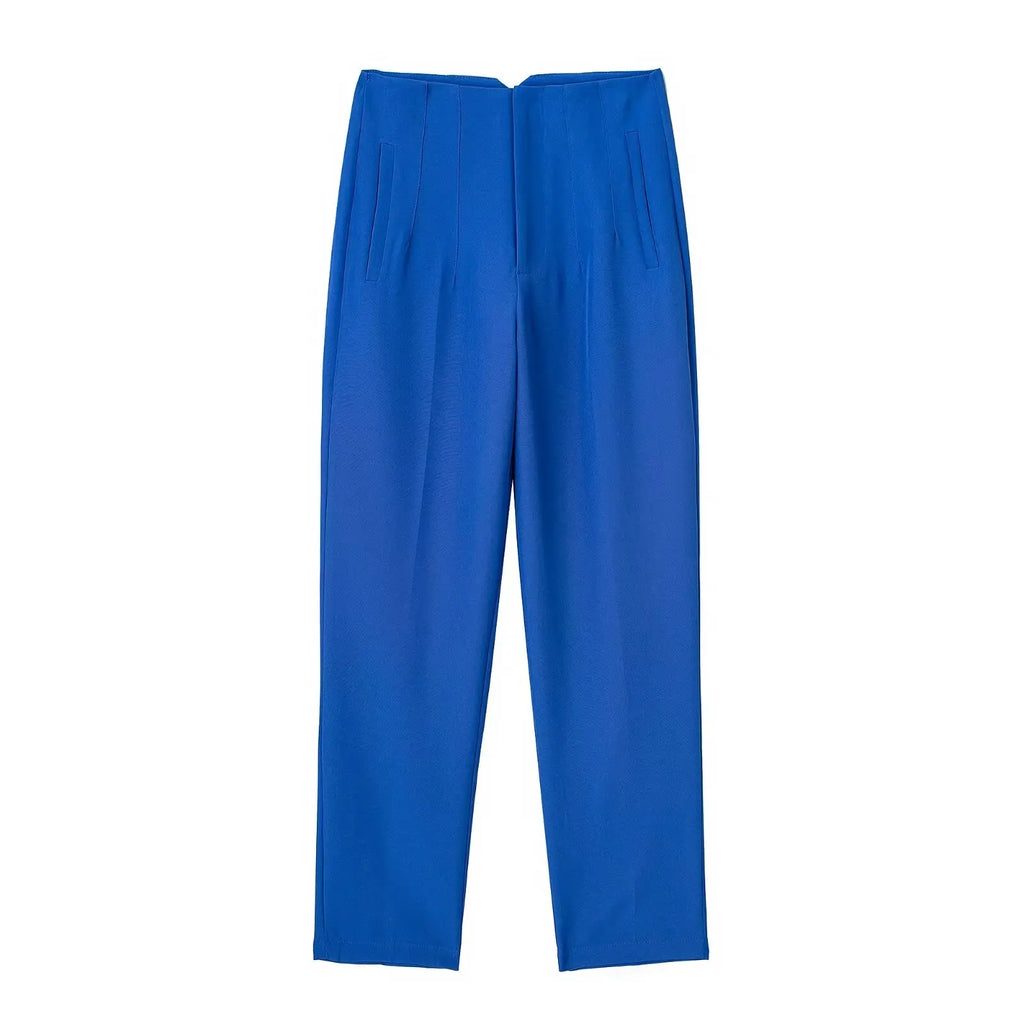 Calça Feminina Elegante Azul 9
