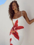 Vestido Longo Estampado Elizabeth