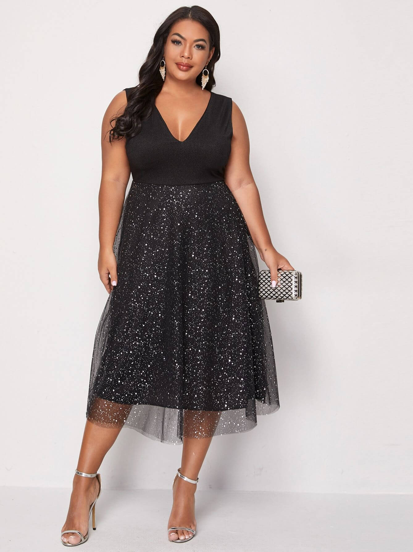Vestido Curto Genova - Plus Size Preto / G 57