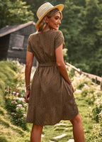 Vestido Curto Marrom 2