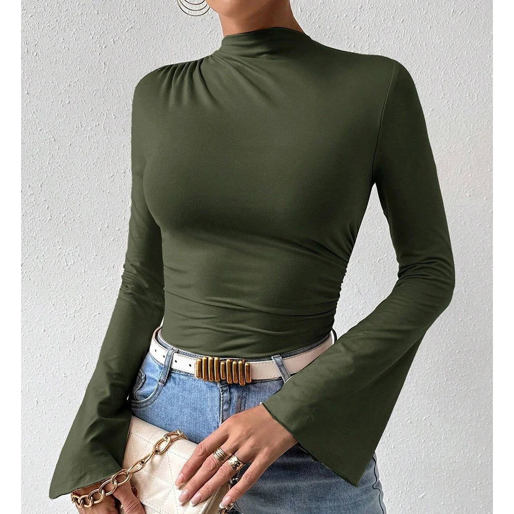 Blusa Feminina Casual Verde 06