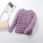 Jaqueta Feminina Puffer Impermeável Lilás 10