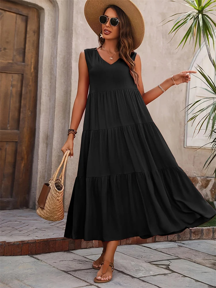 Vestido Midi Preto 09