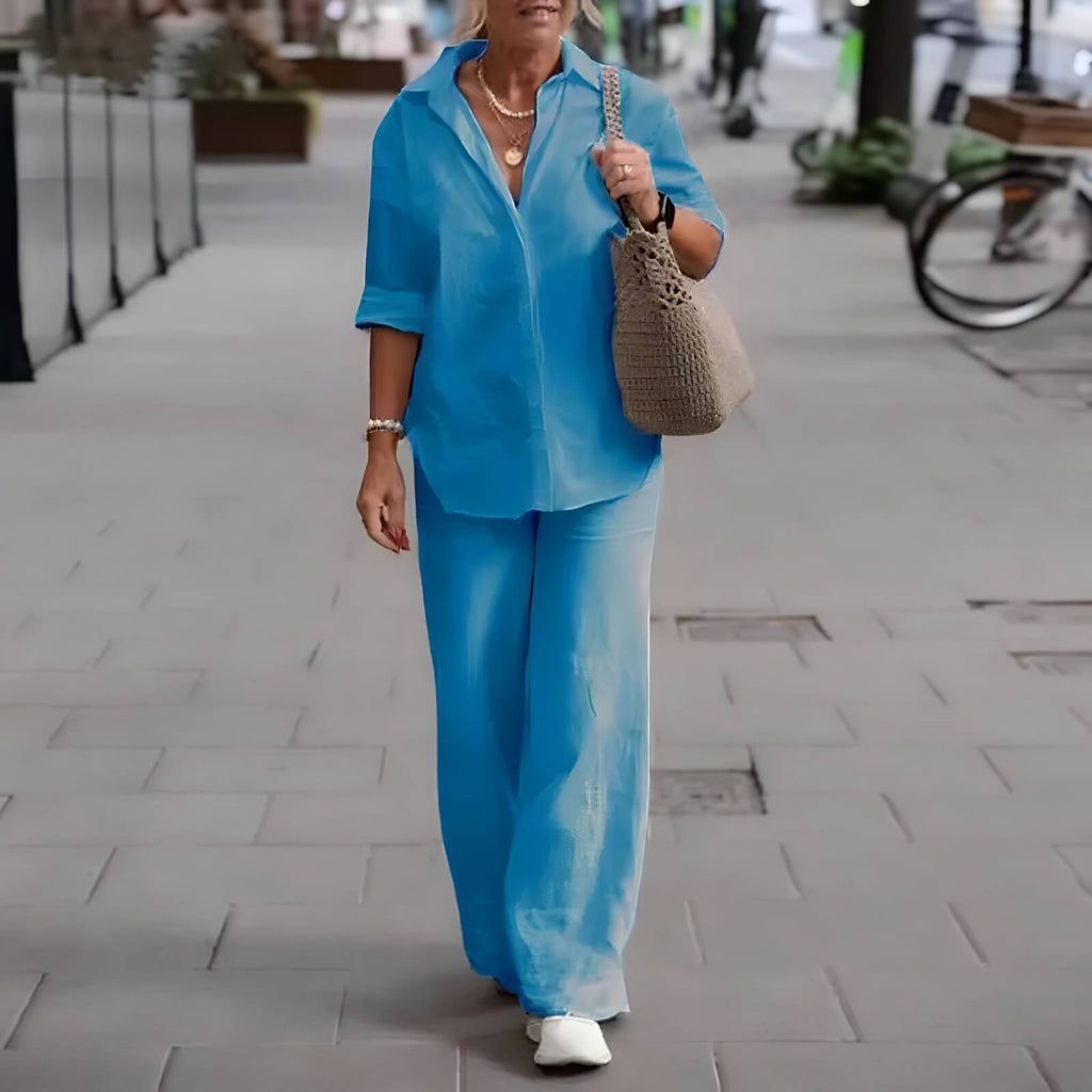 Conjunto Feminino Azul 5