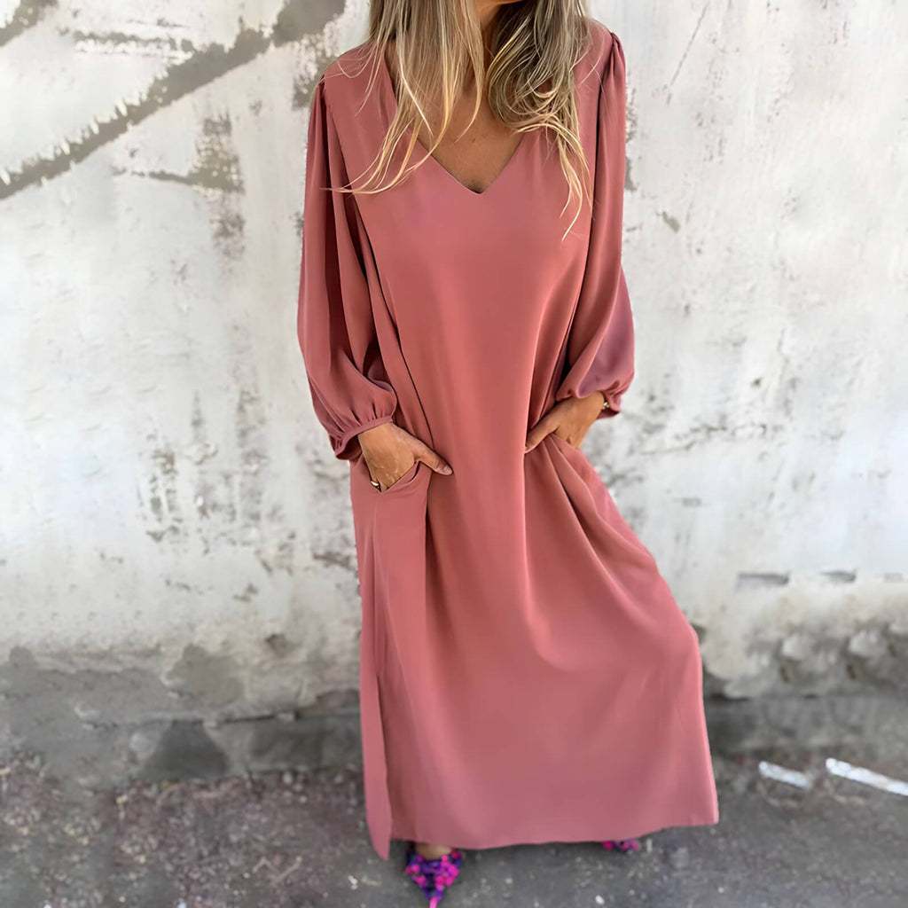 Vestido Longo Casual Rose 7