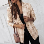 Blazer Feminino Casual Bege 5
