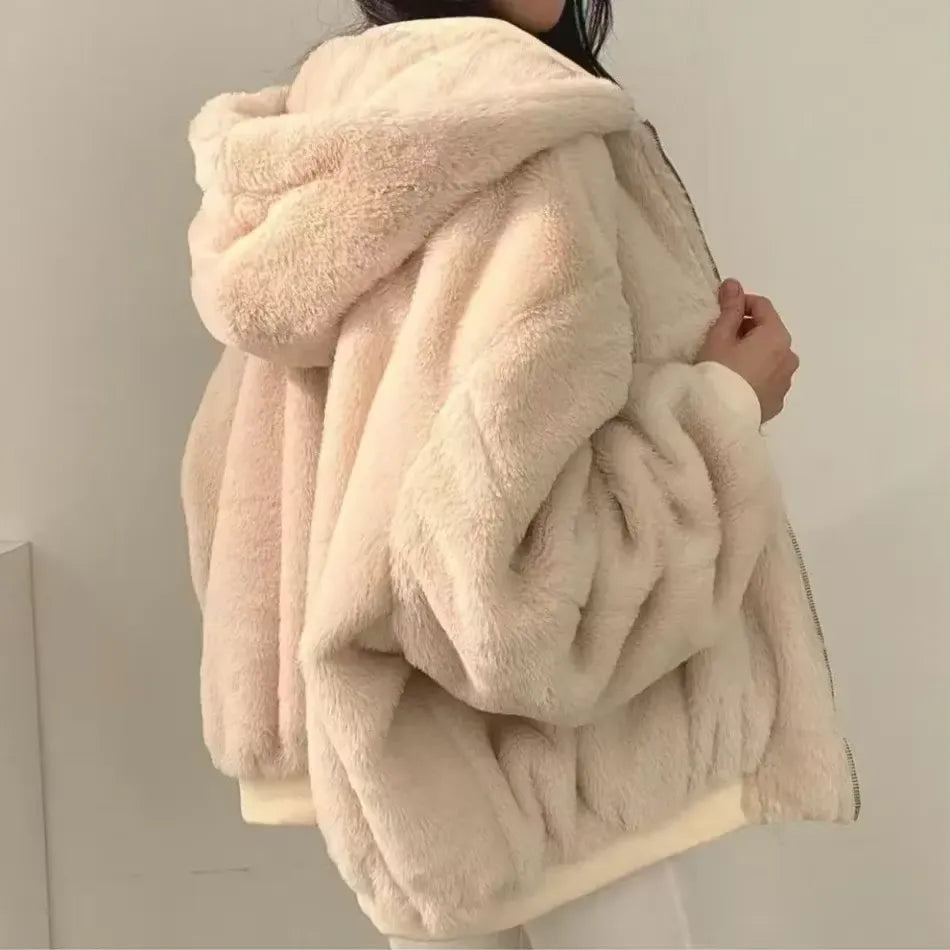 Jaqueta Reversível de Parka Bege 10