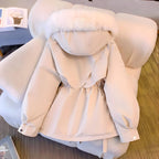 Jaqueta Feminina de Parka Bege 2