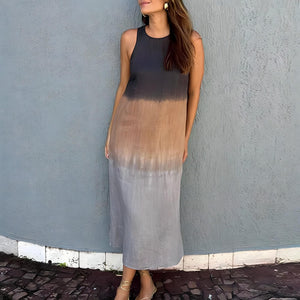 Vestido Mídi Casual Cinza CLaro 1
