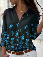 Camisa Casual de Casimira Preto 4