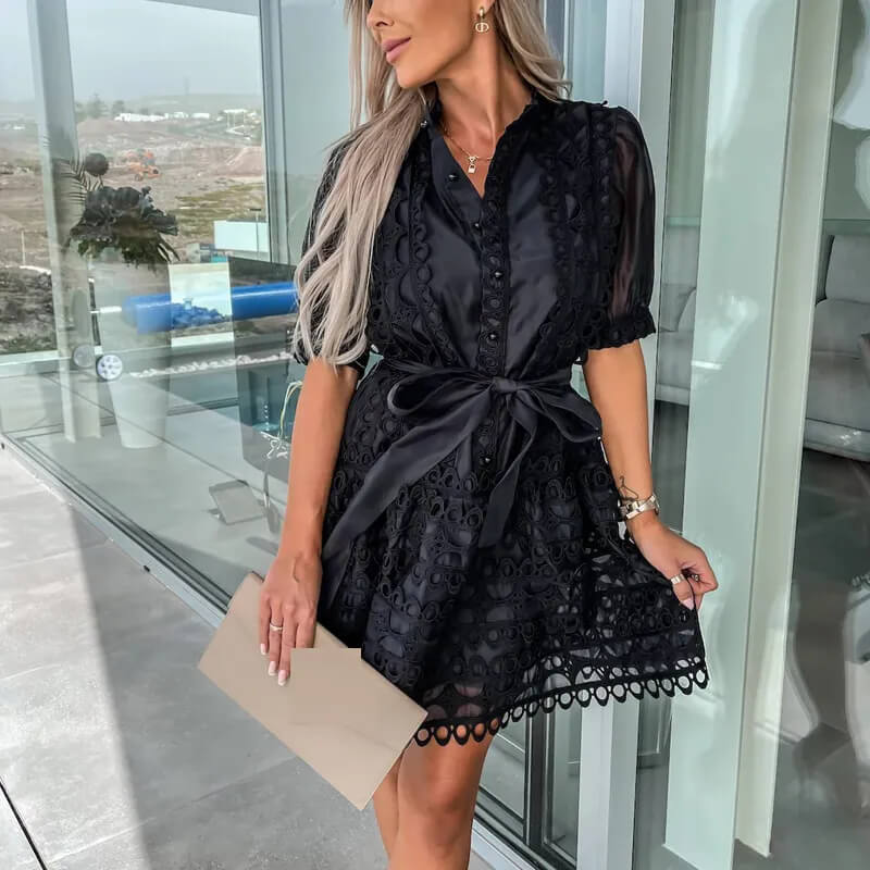 Vestido Curto Preto 8