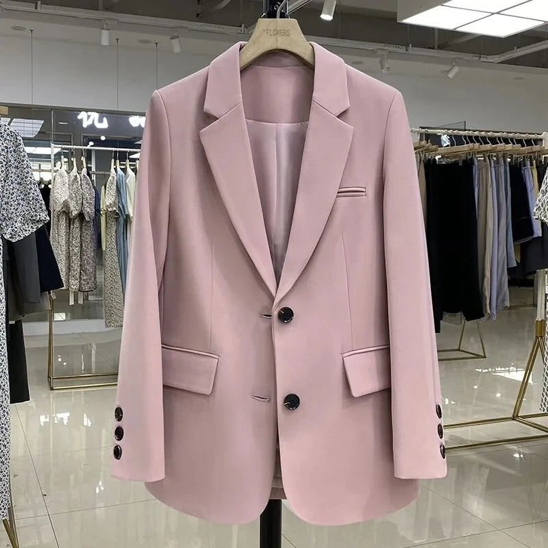 Blazer Feminino Casual Rose 2