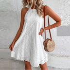 Vestido Curto de Laise Branco 1