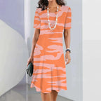 Vestido Midi Estampado Reyna