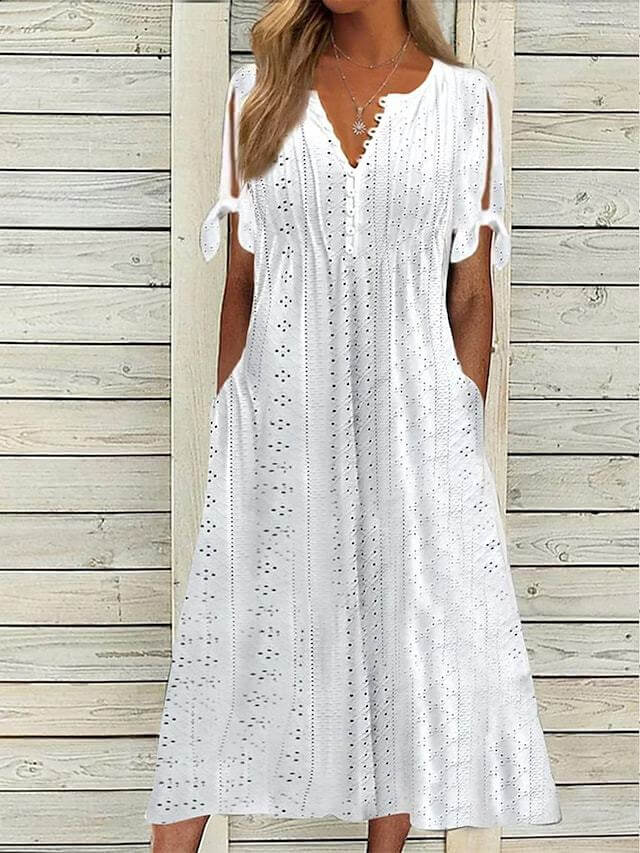 Vestido Mídi de Laise Branco 1