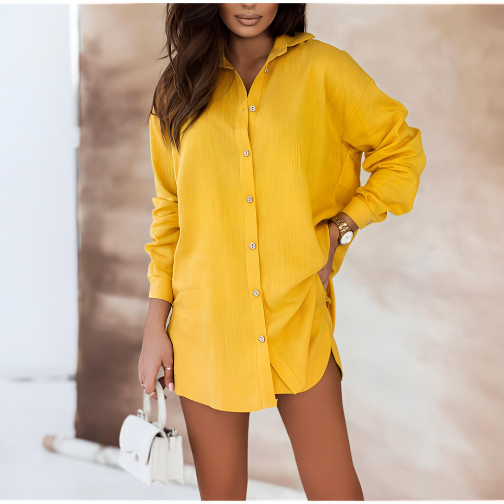 Conjunto Feminino Amarelo 12