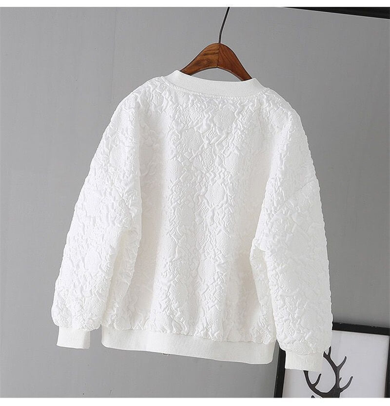 Jaqueta Bomber Feminina Branco 2