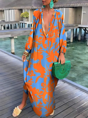 Vestido Longo Laranja 5