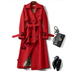 Casaco Feminino Trench Vermelho 1