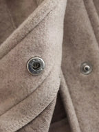 Casaco Feminino de Lã Batida Bege 10