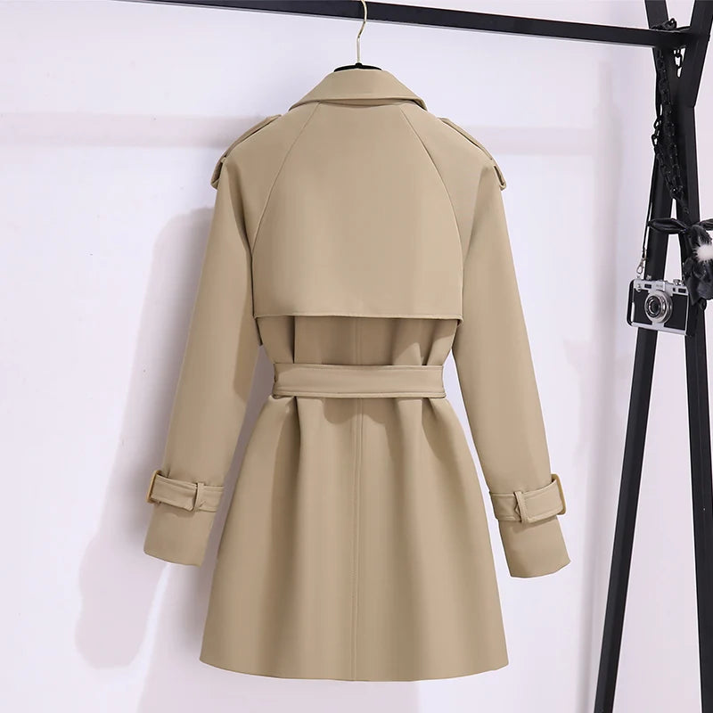 Casaco Feminino Trench Cáqui 3