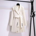 Blazer Longo Casual Creme 2