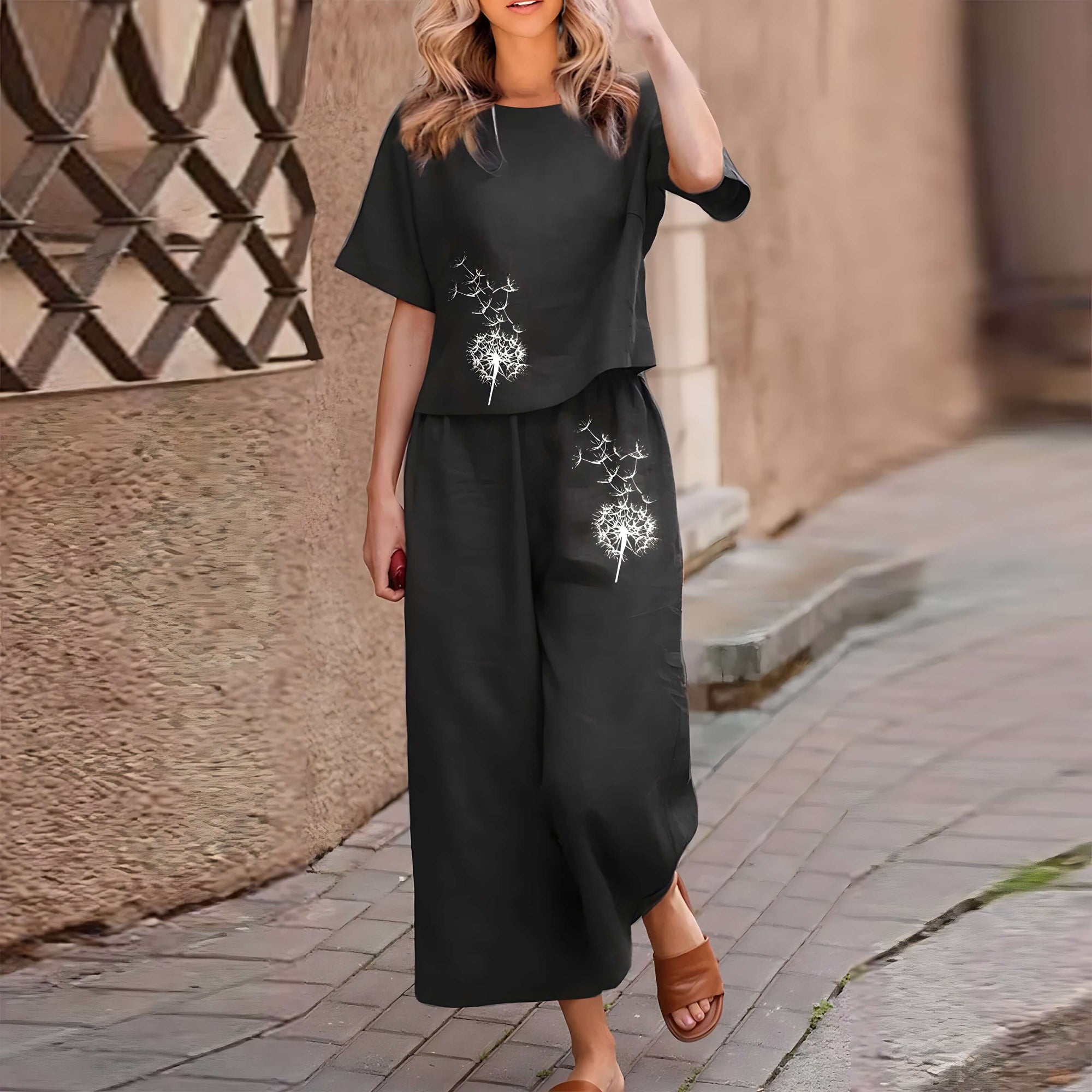 Conjunto Feminino Casual Preto 5