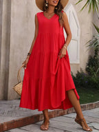 Vestido Midi Vermelho 02