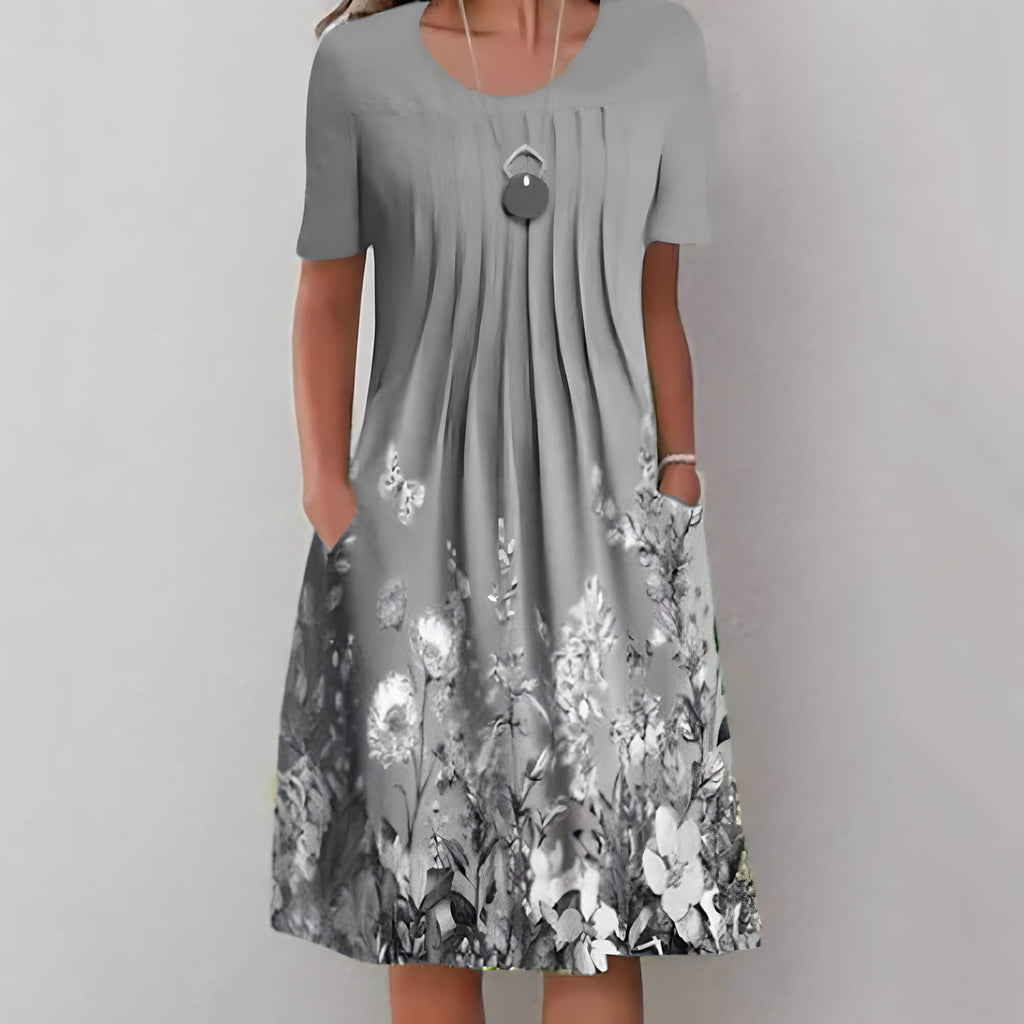 Vestido Mídi Cinza 5