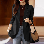 Blazer Feminino Casual Preto 6