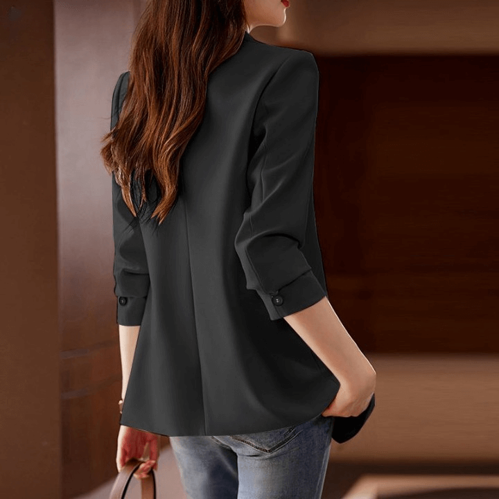 Blazer Feminino Casual Preto 5