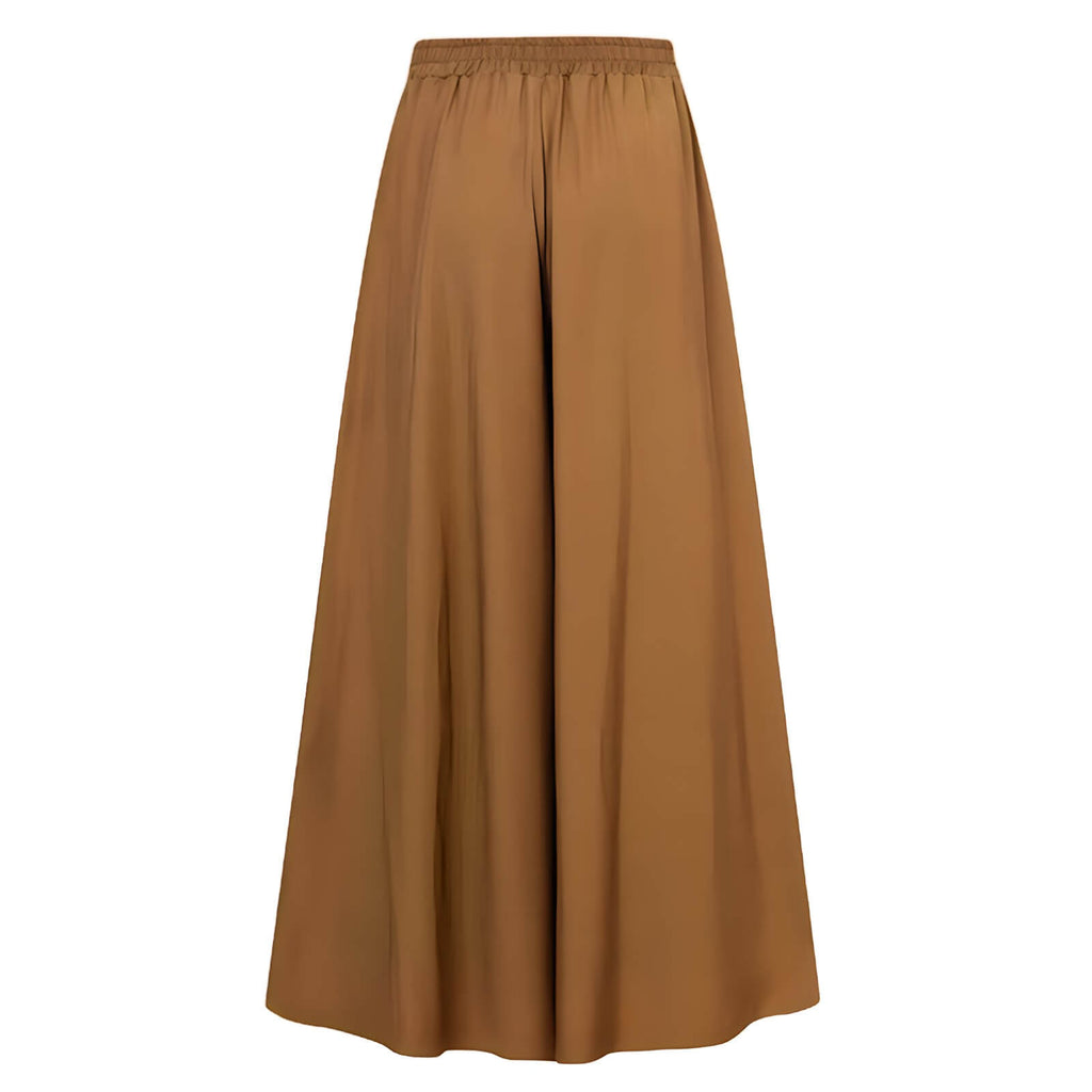Calça Wide Leg Marrom 7