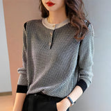 Suéter Casual com Botões Bétula