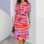 Vestido Midi Estampado Reyna