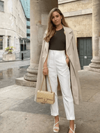 Calça Feminina Elegante Branco 3