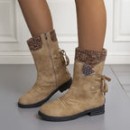 Bota Feminina de Inverno Bege 7