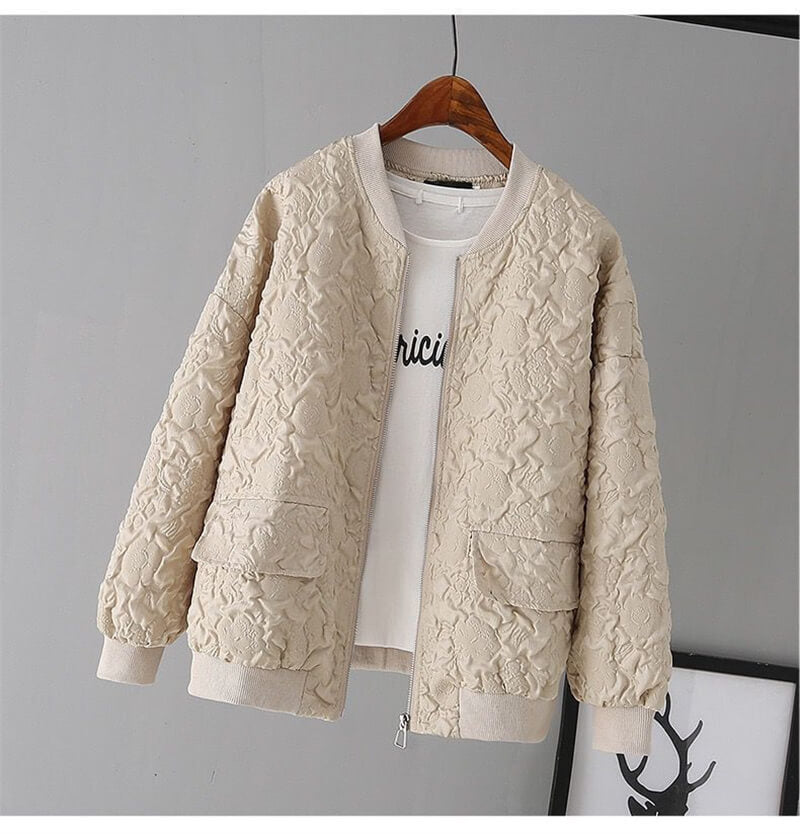 Jaqueta Bomber Feminina Bege 5