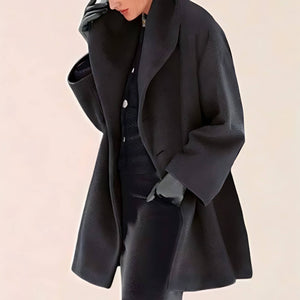 Casaco Feminino de Lã Batida Preto 2